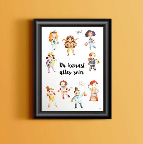 Poster "Du kannst alles sein"